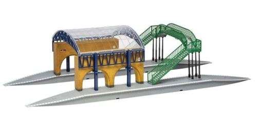 HOGSMEADE Station Platform 9 3/4 - HO HORR7236 Hornby