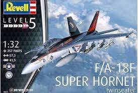 F/A 18 Super Hornet Twin Seater - 1/32 REV03847 Revell