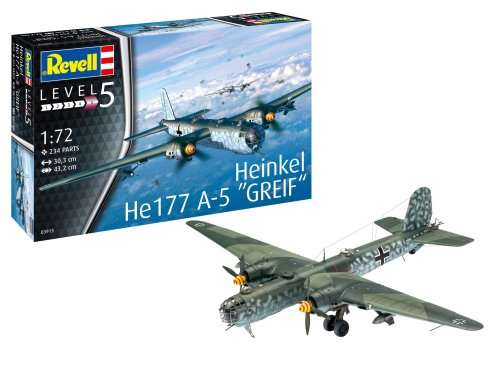 Heinkel HE 177 A-5 Grief - 1/72 REV03913 Revell