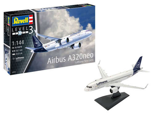 Airbus A320 NEO `Lufthansa` - 1/144 Scale (REV03942)(Revell)