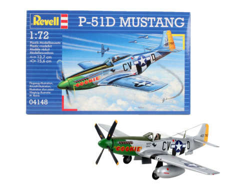 P-51D Mustang  - 1/72 Scale (REV04148)(Revell)