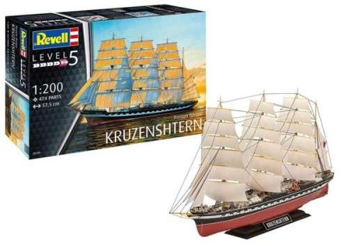 Russian Barque Kruzenshtern - 1/200 Scale (REV05159)(Revell)