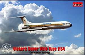 Vickers Super VC-10 East African Airways - 1/144 Scale (ROD329)(Roden)