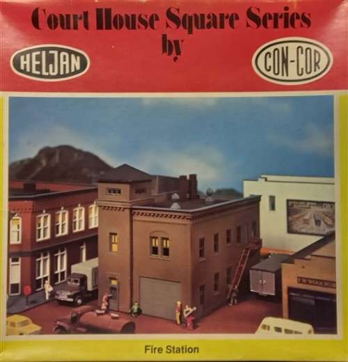 Fire Station - H0 Gauge (HJB905)(TAS017480)(Heljan)