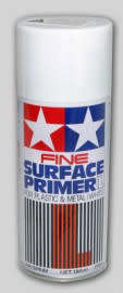 Surface Primer for Plastic and Metal (White) 180ml (TAM87044)(Tamiya)