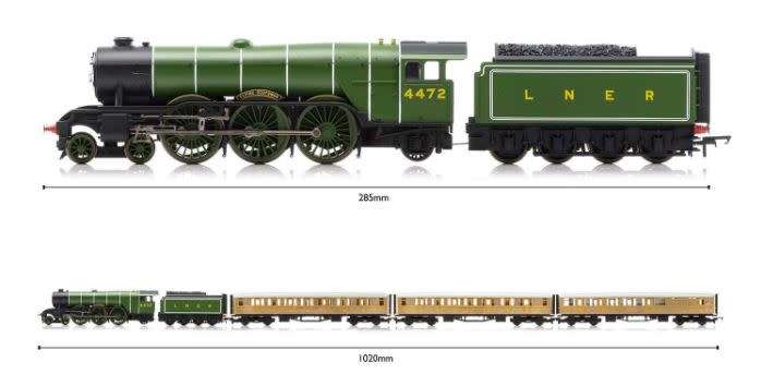 Flying Scotsman Train Set - HO Scale (Hornby HORR1255M)