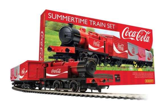 Summertime COCA COLA Train Set - HO Scale (Hornby HORR1276P)