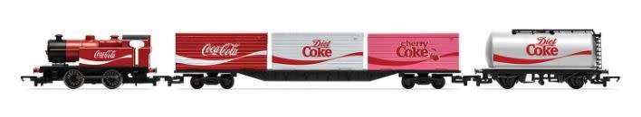 Summertime COCA COLA Train Set - HO Scale (Hornby HORR1276P)