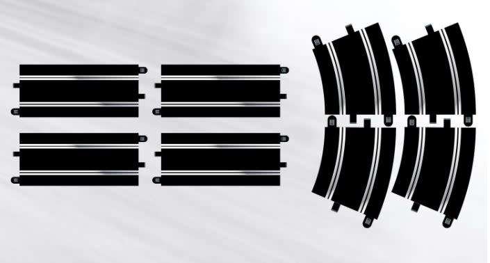 Scalextric Track  Pack 7  - 1/32 Scale (Scalextric  SCAC8556)