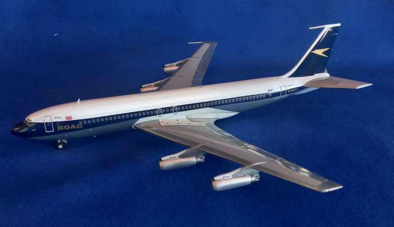 Boeing 707-436 BOAC - 1/200 Scale (HW557139)(TAS6141)(Herpa Wings)