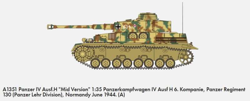 Panzer IV AUSF Mid Version - 1/35 Scale (Airfix A1351)