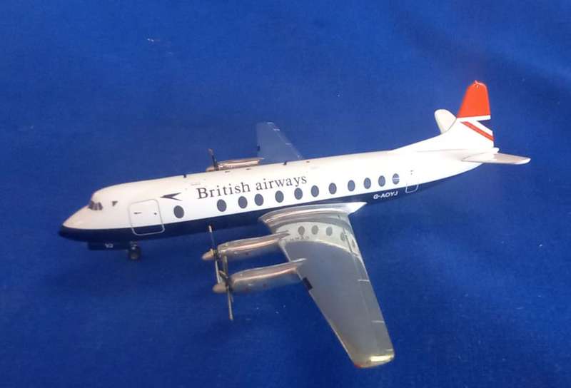 Vickers Viscount 800 British Airways 1/200 Scale (HW554053)(TAS6117)(Herpa Wings)