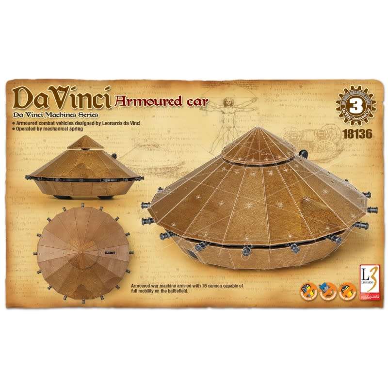 Da Vinci Armoured Car (ACAD18136)(Academy)