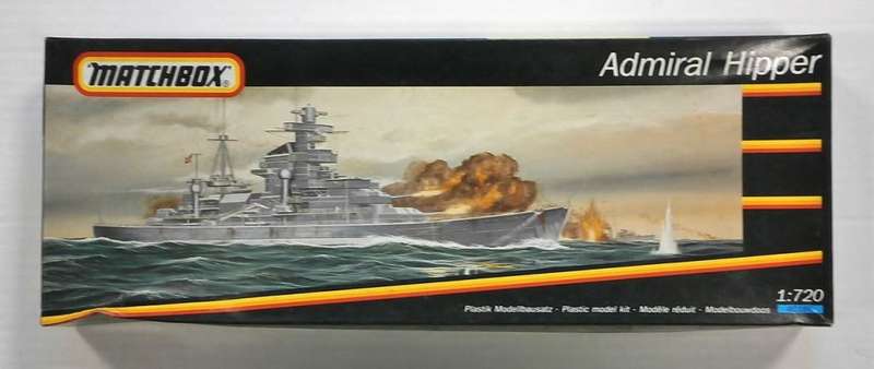Admiral Hipper - 1/720 Scale (MB40166)(TAS3020)(Matchbox) No Instructions