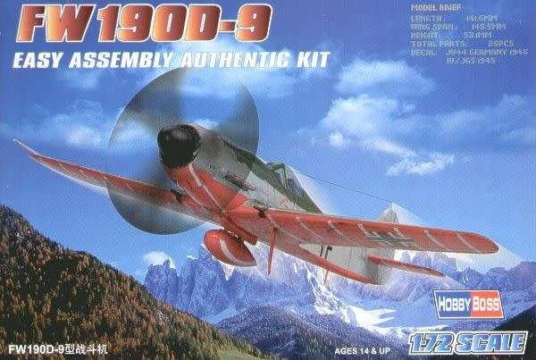 Focke-Wulf Fw.190D-9 - 1/72 Scale (HB80228)(TAS3003)(Hobby Boss)