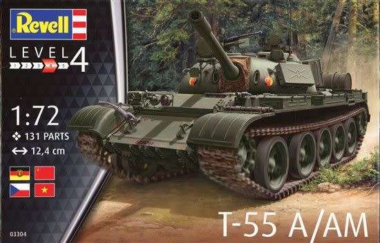 T-55 A/AM - 1/72 Scale (REV03304)(Revell)