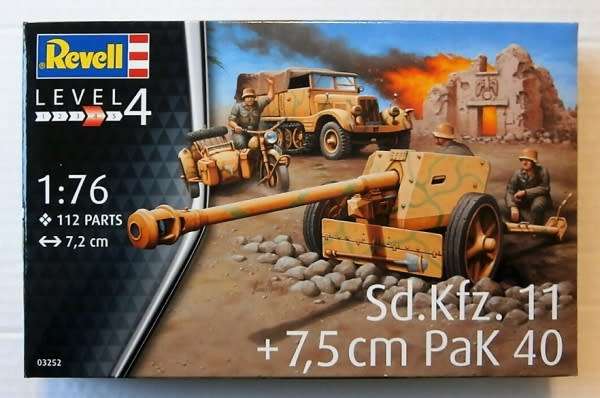 Sd.Kfz.11 with 7,5cm Pak 40 - 1/72 Scale (REV03252)(Revell)