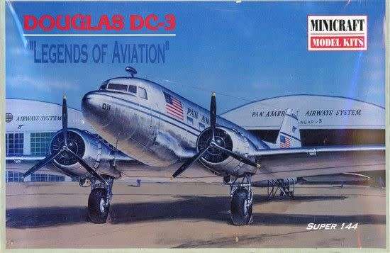 Douglas DC-3 - 1/144 Scale (MC14434)(Minicraft)