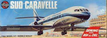 SE Caravelle 3 Air France - 1/144 Scale (A03177)(TAS5056)(Airfix)