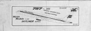 Boeing 757-200 Iceland Air- 1/144 Scale (SL40)(TAS5071)(Welsh Models)