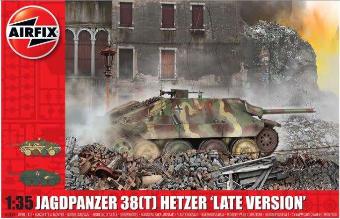 Jagdpanzer 38 Tonne Hertzer Late Version - 1/35 Scale (Airfix A1353)
