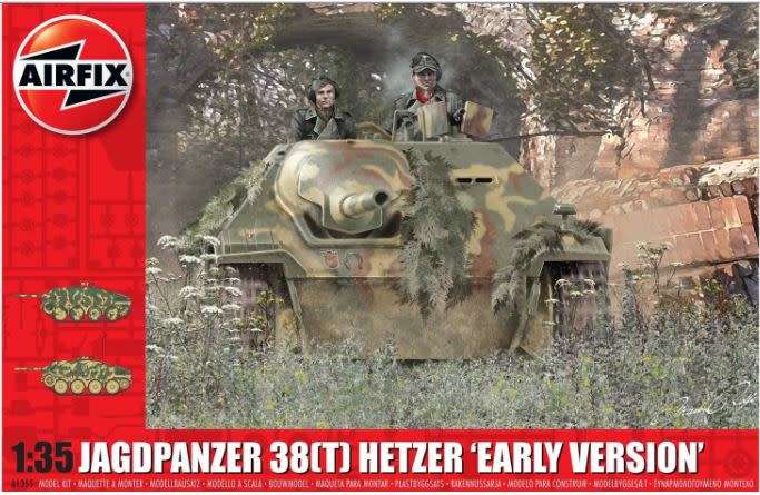 Jagdpanzer 38 Tonne Hertz Early Version - 1/35 Scale (Airfix A1355)