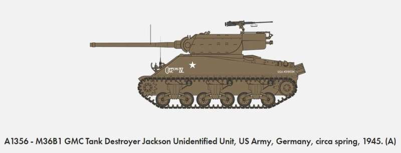 M36B1 GMC Tank Destroyer U.S Army - 1/35 Scale (Airfix A1356)