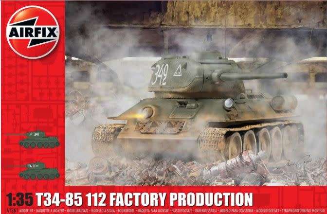 T34-855 112 Factory Production - 1/35 Scale (Airfix A1361)