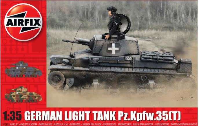 German Light Tank PZ.KPFW.35(T) - 1/35 Scale (Airfix A1362)