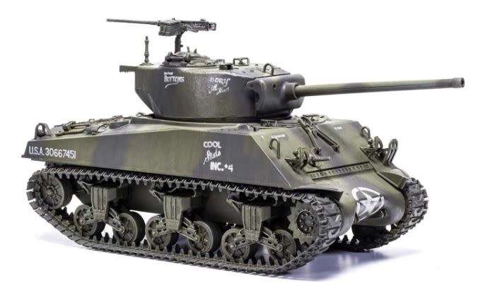 M4A3(76)W Sherman Battle for the Bulge - 1/35 Scale (Airfix A1365)