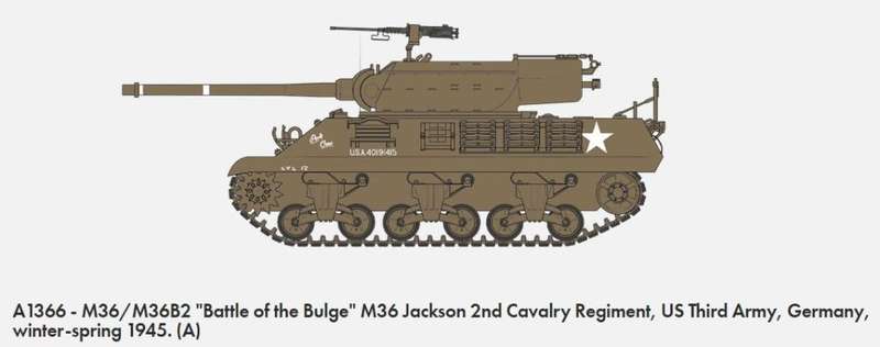 M36/M36B2  Battle of the Bulge - 1/35 Scale (Airfix A1366)