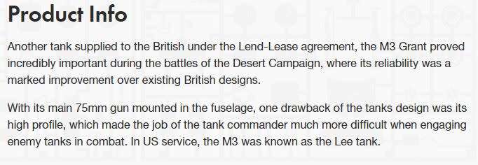 M3 Lee Grant - 1/35 Scale (Airfix A1370)