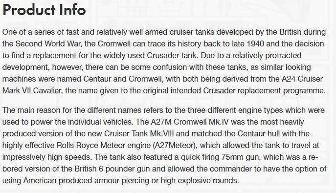 Cromwell Mk. IV - 1/35 Scale (Airfix A1373)