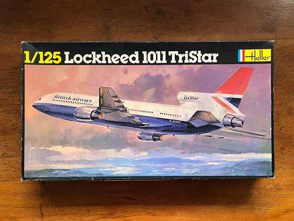 Lockheed 1011 TriStar British Airways - 1/125 Scale (HEL451)(TH2008)(Heller)