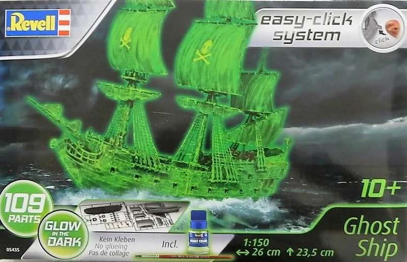 Ghost Ship (Including Glue & Night Colour) - 1/150 Scale (REV05435)(Revell)