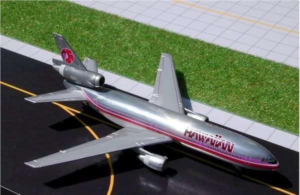 Douglas DC-10-30 Hawaiian Airlines - 1/400 Scale (GJHAL120)(TAS008518)(Gemini Jets)