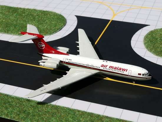 Vickers Standard VC-10 Air Malawi 1/400 Scale (GJAML700)(TAS4236)(Gemini Jets)