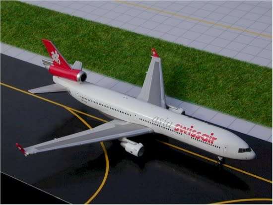 MD-11 Swissair Asia - 1/400 Scale (GJSWR154)(Gemini Jets)