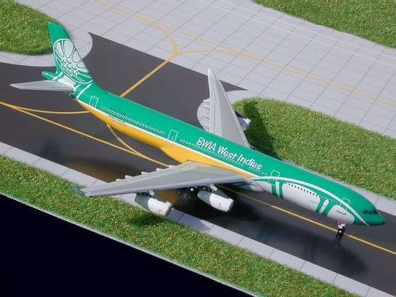 Airbus A340-300 BWIA West Indies - 1/400 Scale (Gemini Jets)(GJBWA316)(TAS7017)(Gemini Jets)