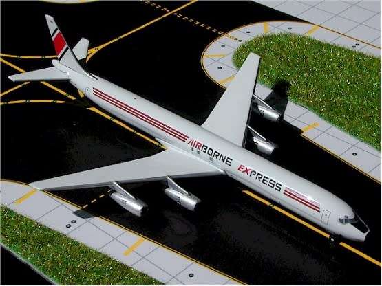 Douglas DC-8-61 Airborne Express - 1/400 Scale (GJABX189)(TAS007201)(Gemini Jets)