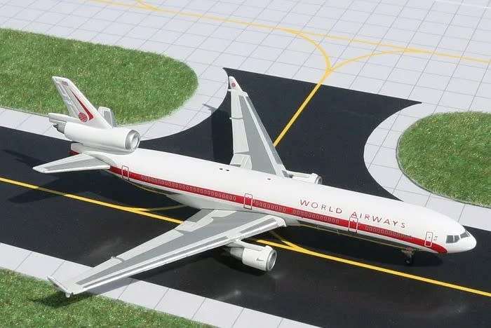 McDonnell Douglas MD-11 World Airways - 1/400 Scale (GJWOA599)(TAS7067)(Gemini Jets)