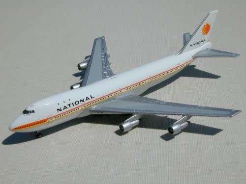 Boeing 747-135 National Airlines - 1/400 Scale (GJNAL012)(TAS000628)(Gemini Jets)