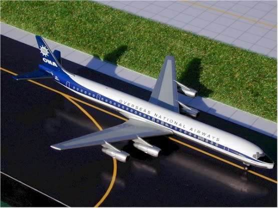 Douglas DC-8-61 Overseas National Airways - 1/400 Scale (GJONA101)(TAS013091)(Gemini Jets)