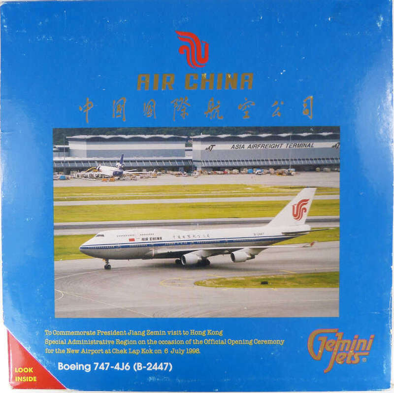 Boeing 747-400 Air China (Commemorative issue) - 1/400 Scale (GJ70001)(Gemini Jets)