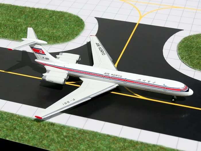Ilyushin IL-62M Air Koryo - 1/400 Scale (GJKOR663)(TAS4083)(Gemini Jets)