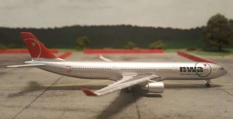 Airbus A330-300 Northwest Airlines - 1/500 Scale (HW502009)(TAS001277)(Herpa Wings)