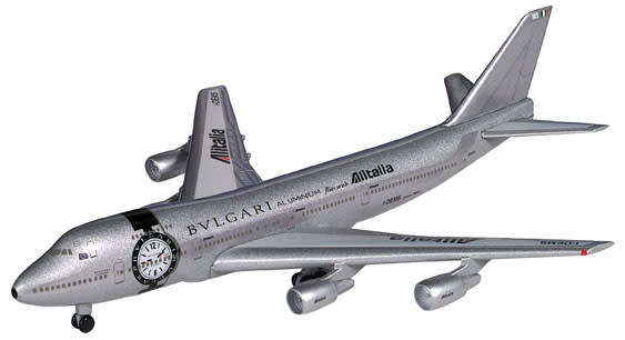 Boeing 747-243 Alitalia Bulgari - 1/500 Scale (HW502689)(Herpa Wings)