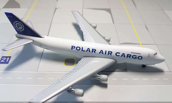 Boeing 747-200F Polar Air Cargo - 1/500 Scale (HW502634)(TAS007596)(Herpa Wings)