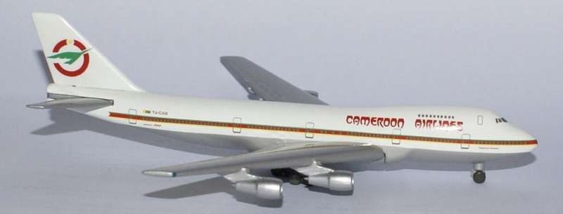 Boeing 747-200 Cameroon Airlines - 1/500 Scale (HW502498)(TAS001276)(Herpa Wings)