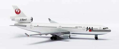 McDonnell Douglas MD-11 JAL Japan Airlines - 1/500 Scale (HW503372)(Herpa Wings)